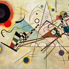 reproductie Composition VIII van Kandinsky